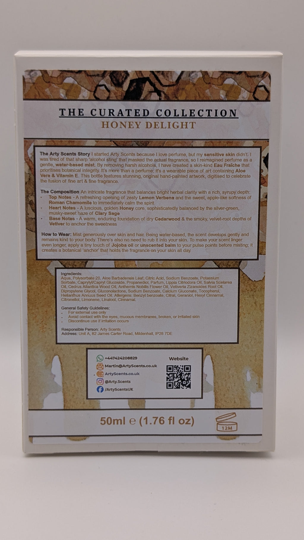 Honey Delight Alcohol-free Perfume (Eau Fraîche)
