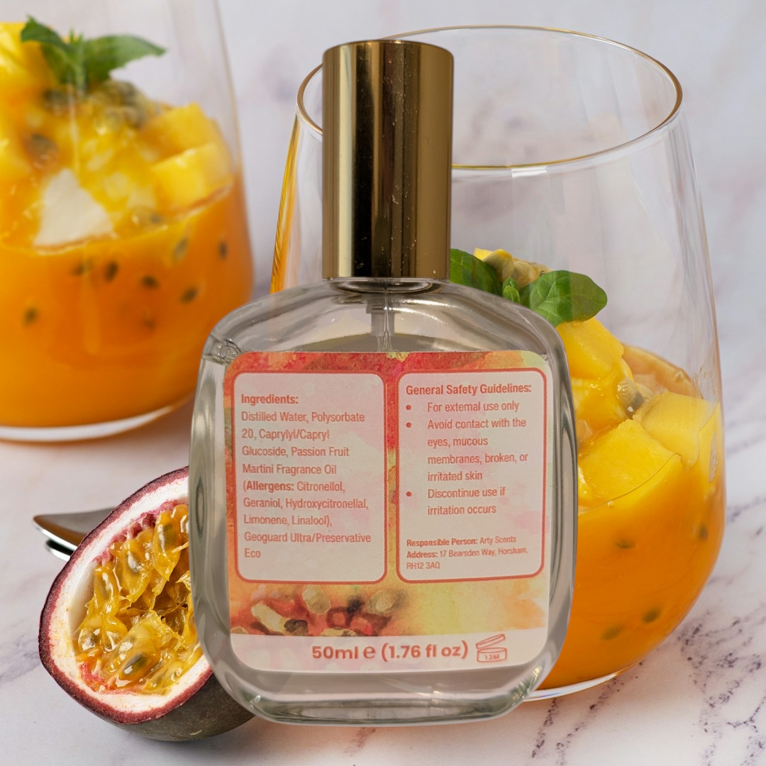 Vibrant Passionfruit Martini Eau Fraîche