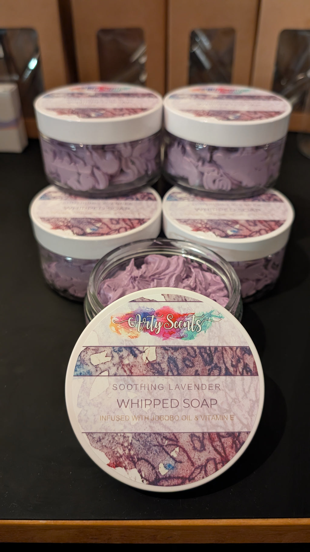 Soothing Lavender Whipped Soap
