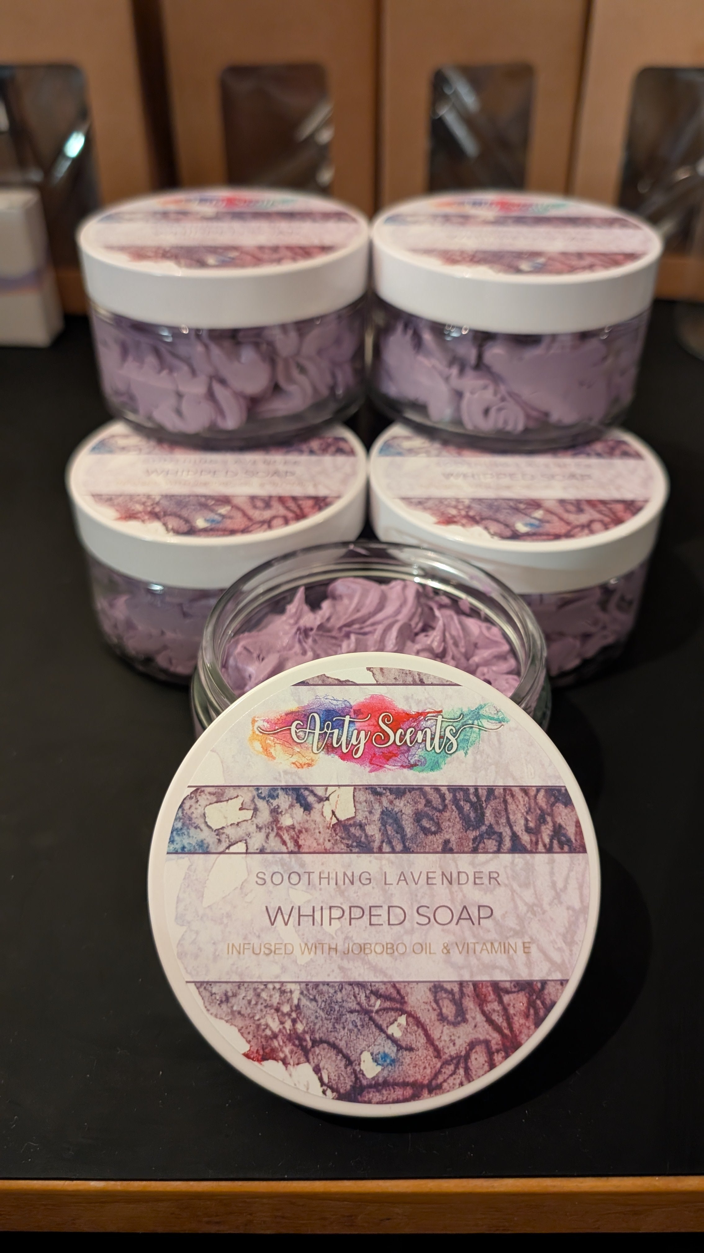 Soothing Lavender Whipped Soap