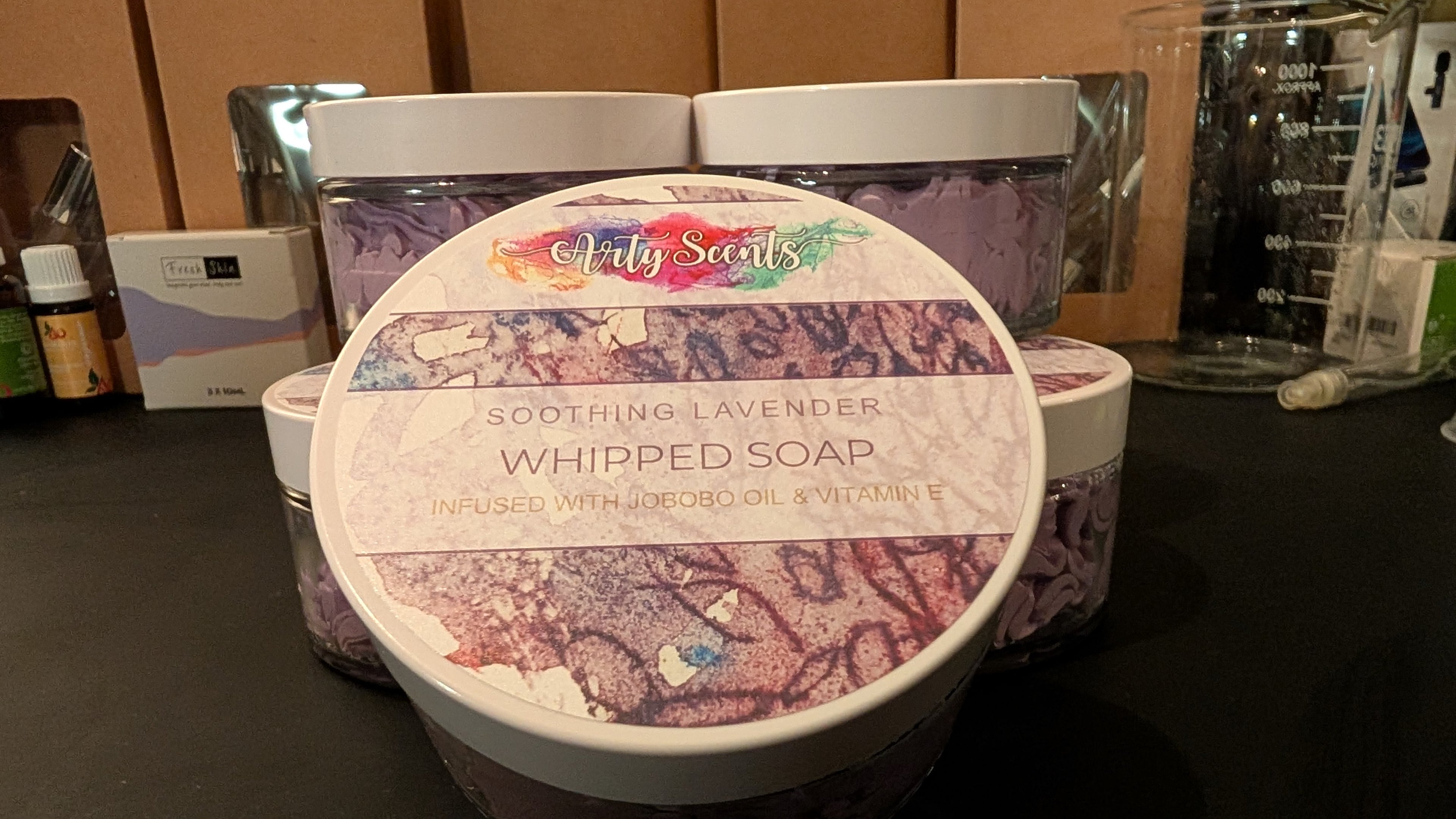 Soothing Lavender Whipped Soap