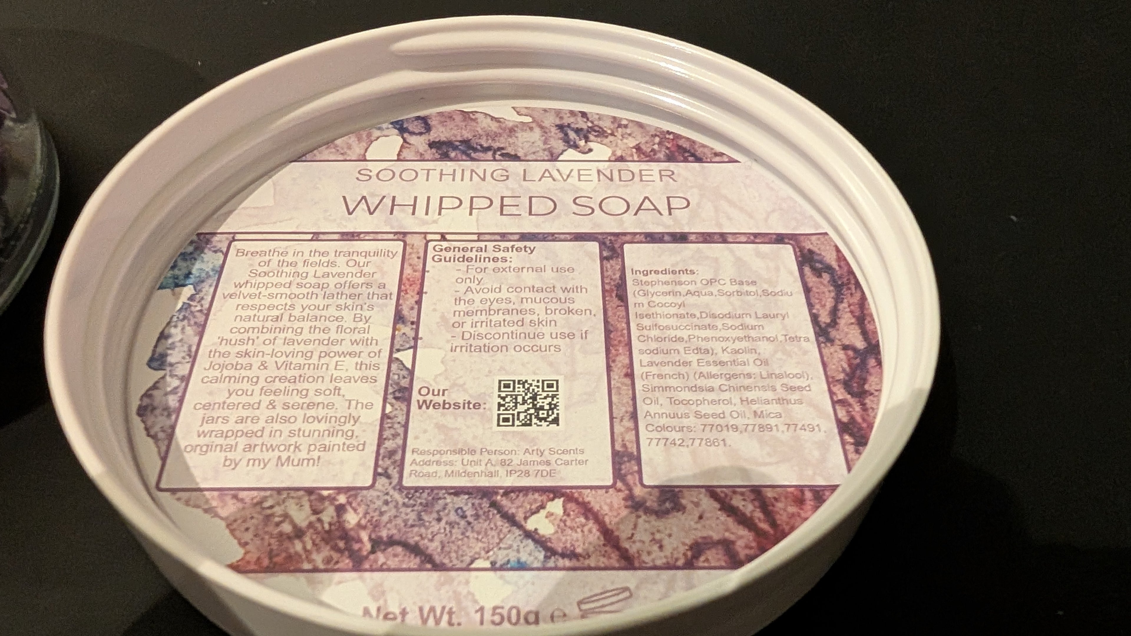 Soothing Lavender Whipped Soap