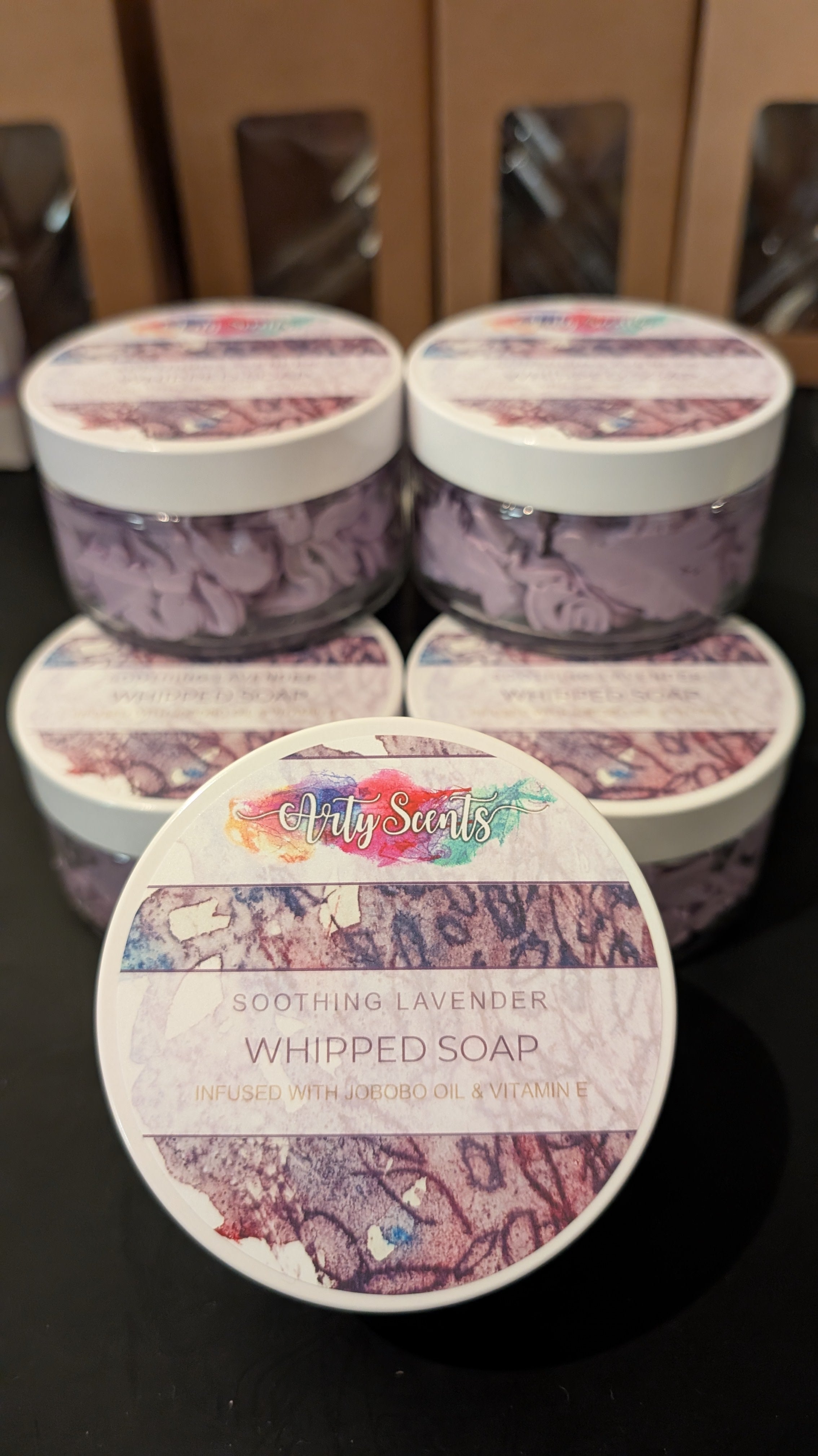 Soothing Lavender Whipped Soap