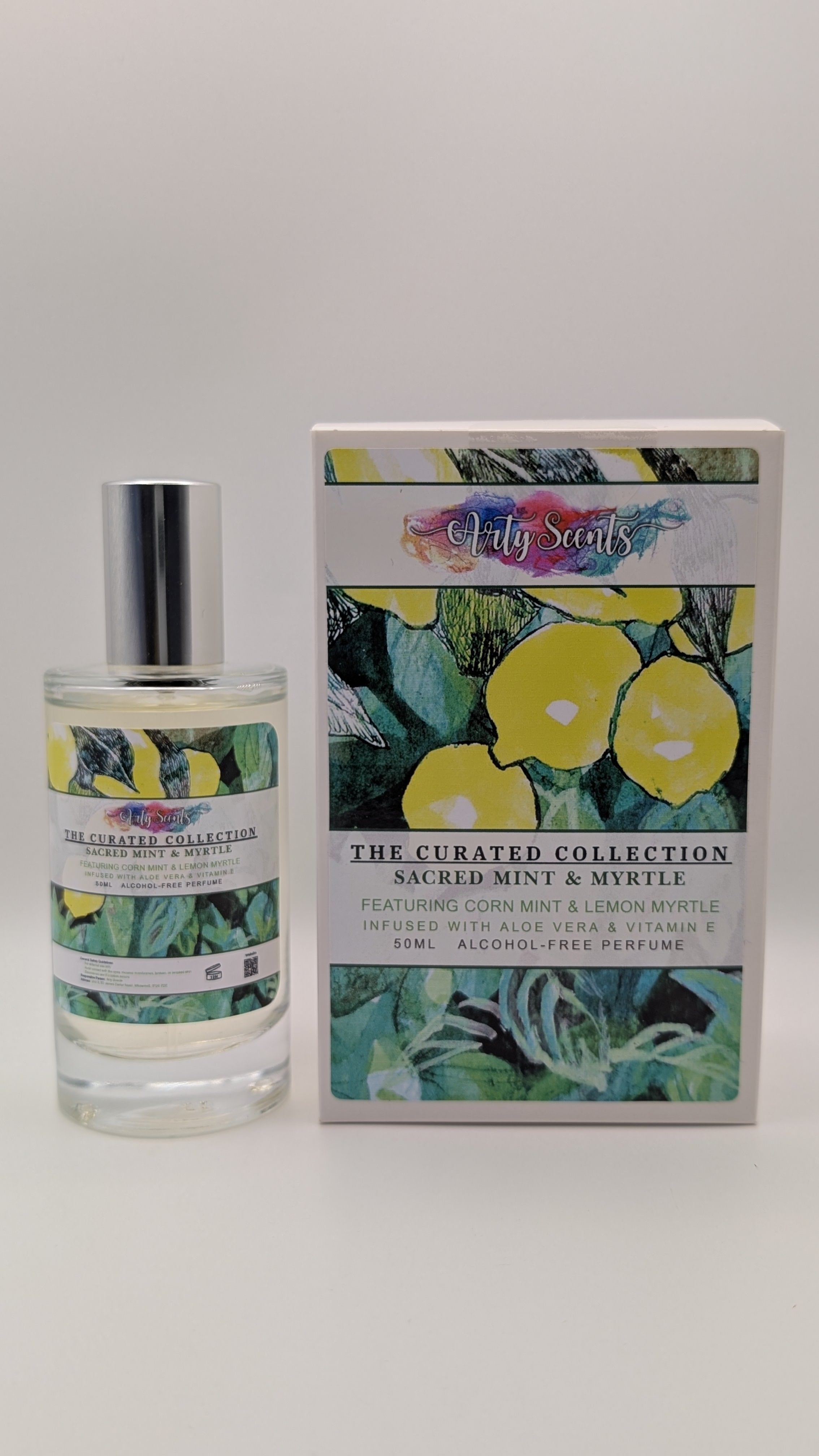 Sacred Mint and Myrtle - Alcohol-free Perfume (Eau Fraîche)