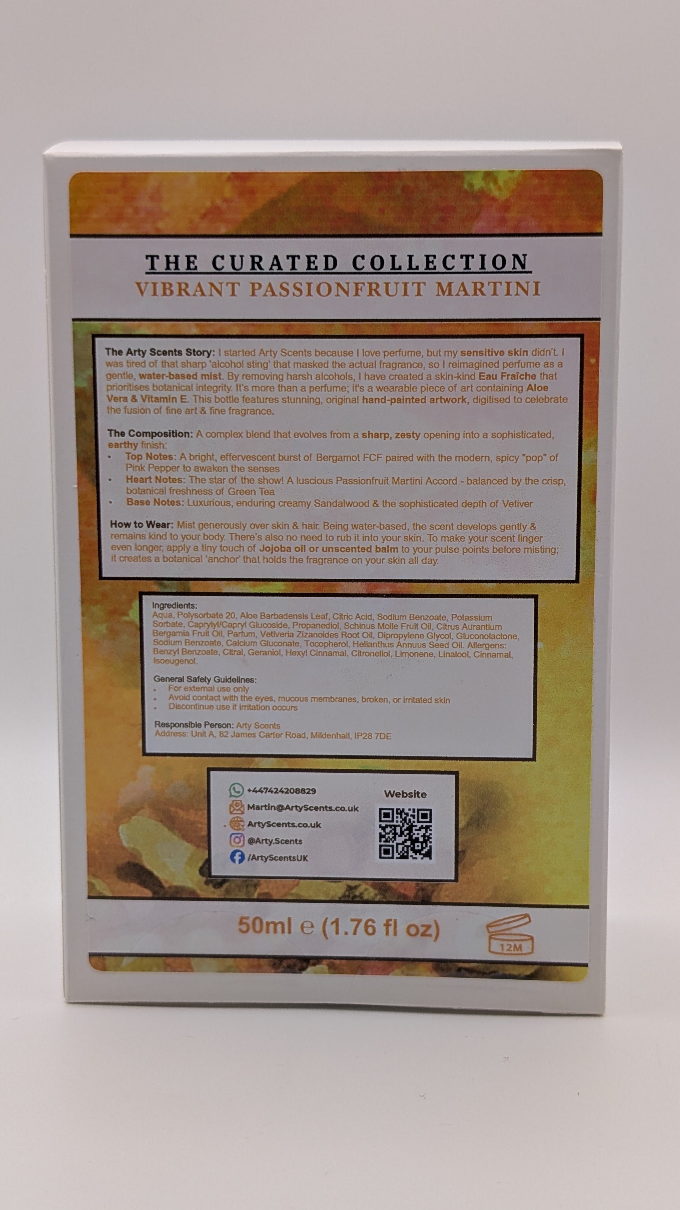 Vibrant Passionfruit Martini - Alcohol-free Perfume (Eau Fraîche)