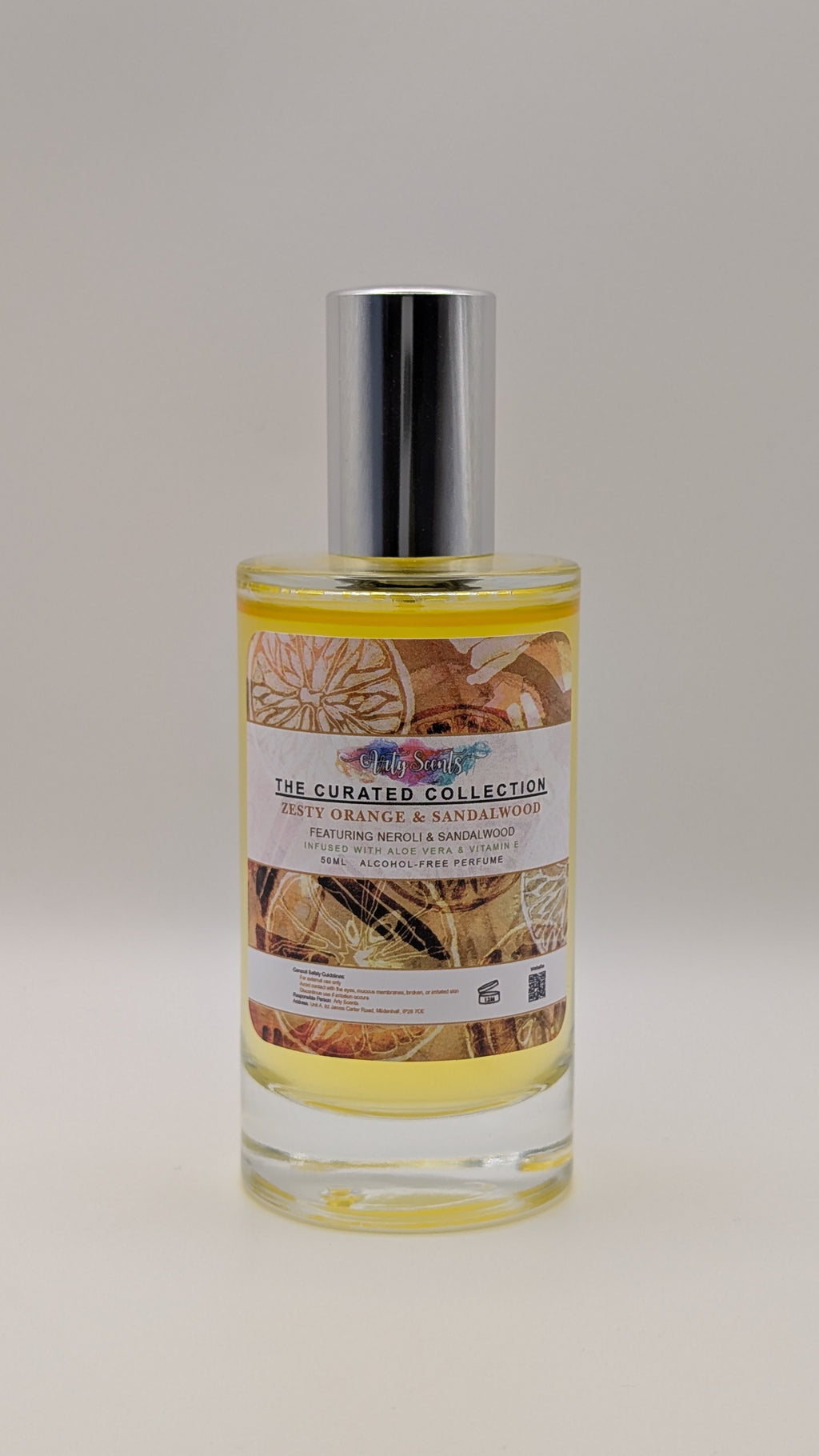 Zesty Orange & Sandalwood Alcohol-free Perfume (Eau Fraîche)