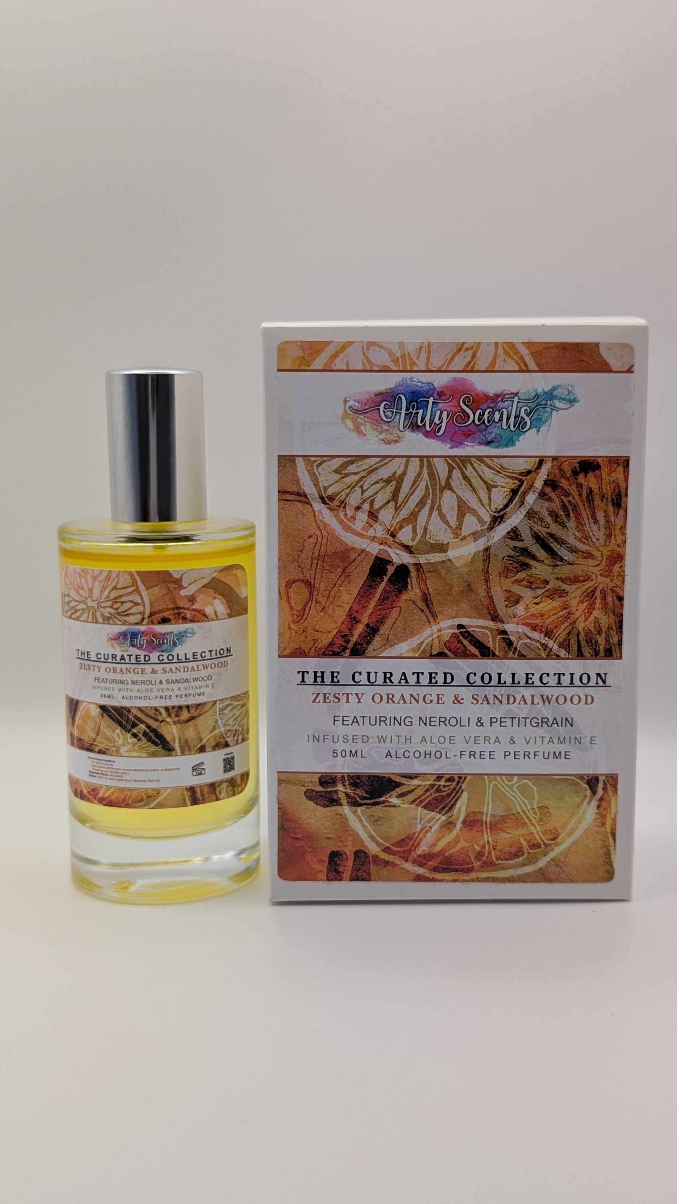 Orange & Sandalwood Alcohol-free Perfume (Eau Fraîche)