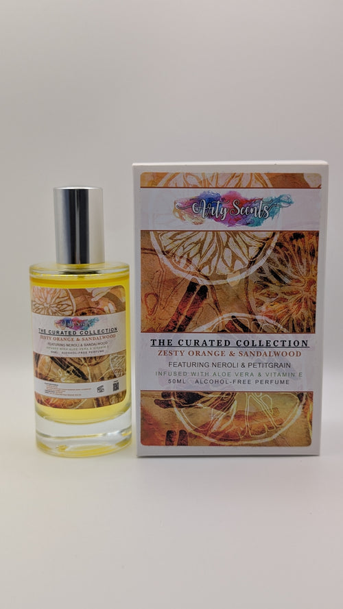 Orange & Sandalwood Alcohol-free Perfume (Eau Fraîche)